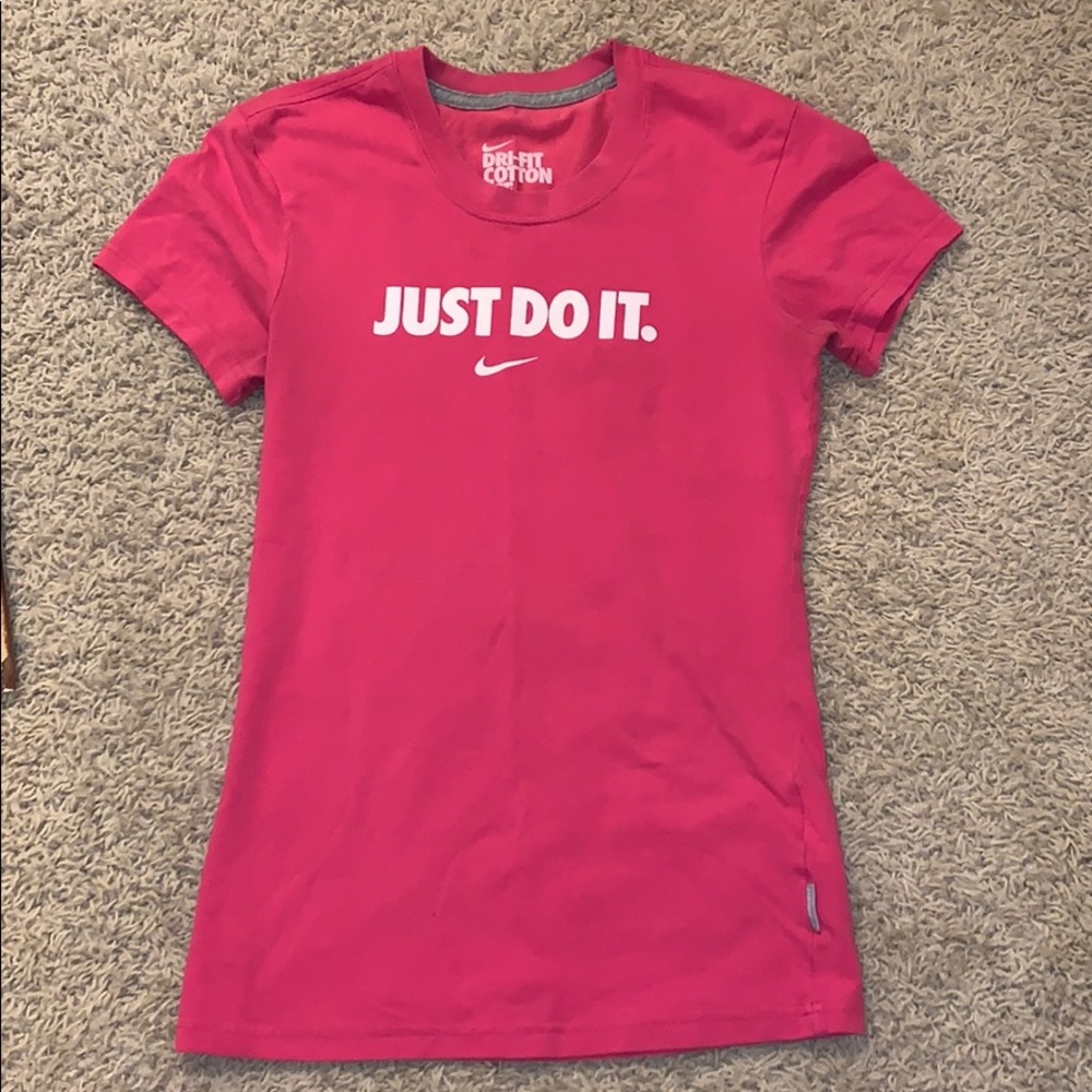 Pink Nike Women’s Fitted Tshirt
